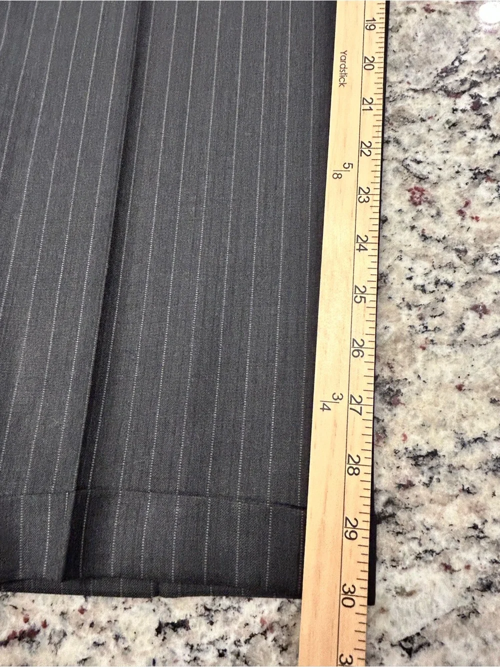 Jos. A. Bank Signature Collection Men's Charcoal Gray Track Pinstripe Suit 42S